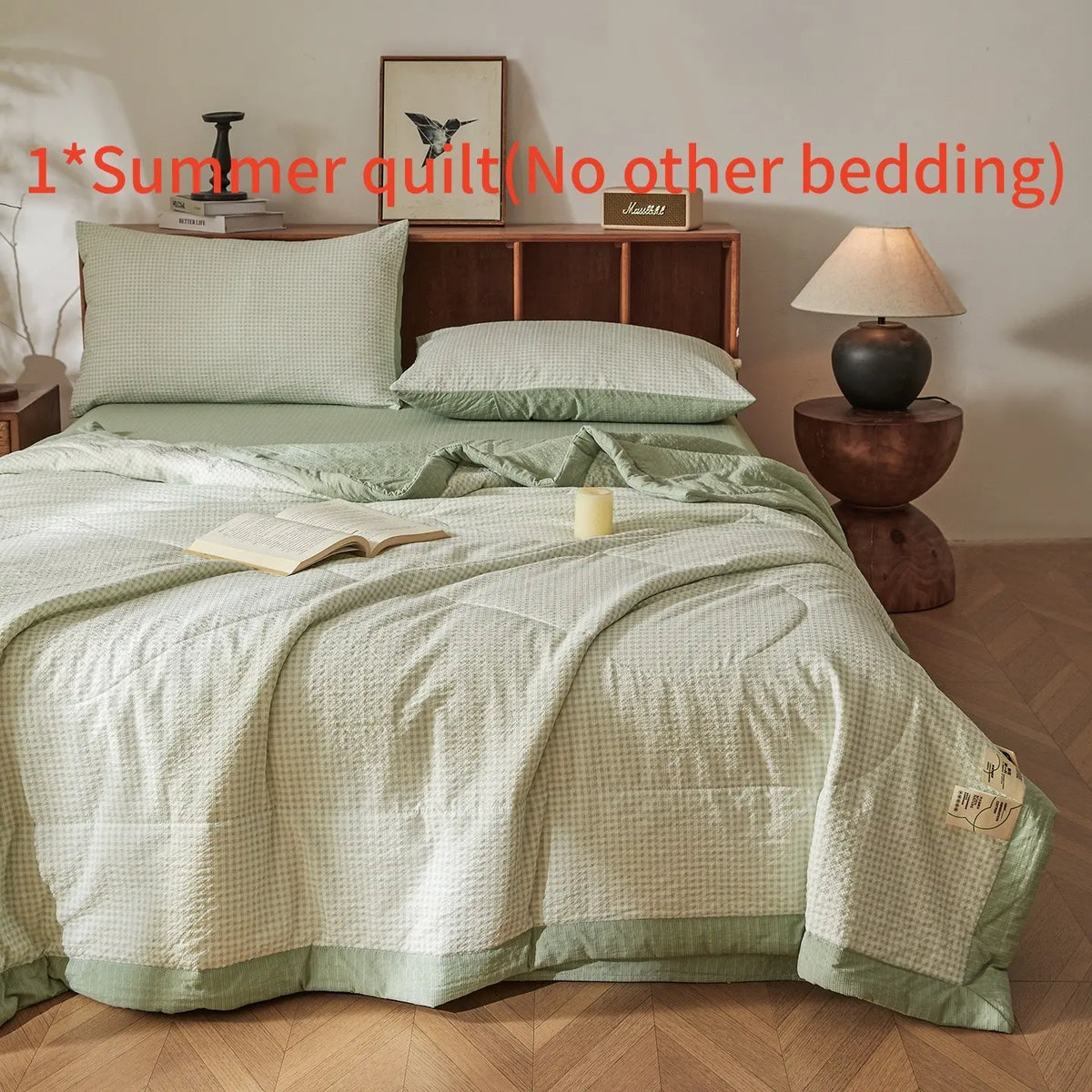 Cloudy Soft Puff Quilt, Breathable and Skin-Friendly, Air Conditioning Blanket, Lightweight Summer Bedding, Anti-Wrinkle Apartment Use, Soft Lightweight Quilts