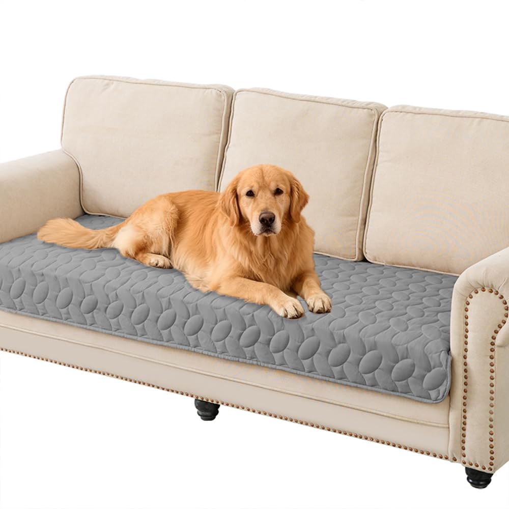 Ameritex Pet Bed Cover Dog Bed Blanket for Sofa and Furniture Waterproof New Pattern Design (30x70 Inch, Dark Grey)