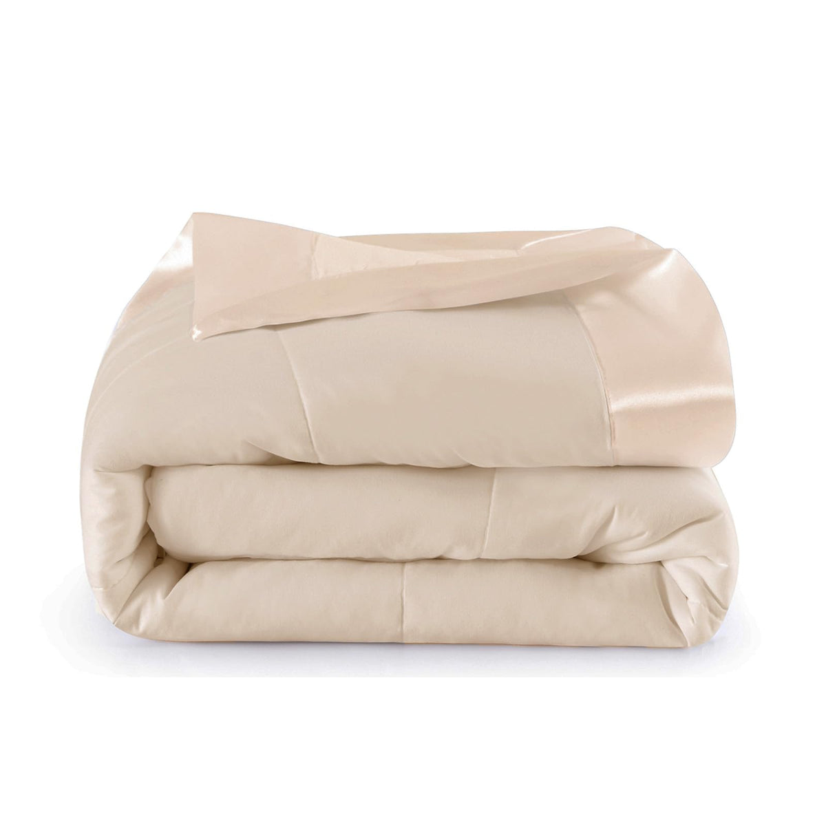 COMFLIVE King Down Alternative Blanket - Lightweight Satin Trim, Charcoal