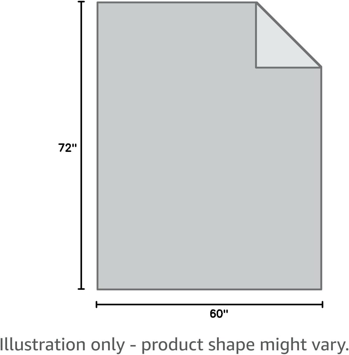 Madison Park Luxe Damask Stitching Throw Blanket, 60"x72"