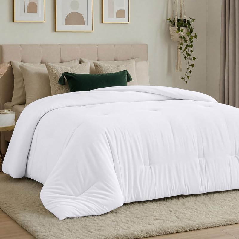 Utopia Bedding Twin XL Duvet Insert, White, Comforter, 68 x 92 Inches