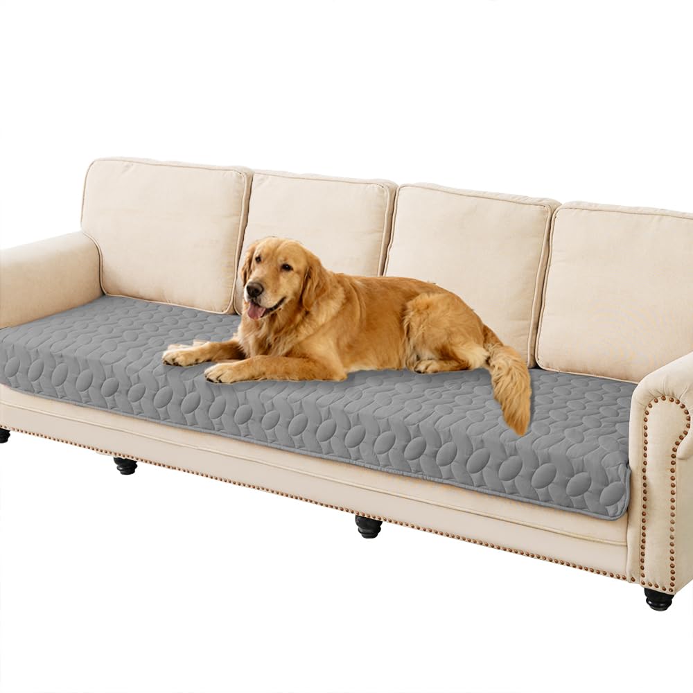 Ameritex Pet Bed Cover Dog Bed Blanket for Sofa and Furniture Waterproof New Pattern Design (30x70 Inch, Dark Grey)
