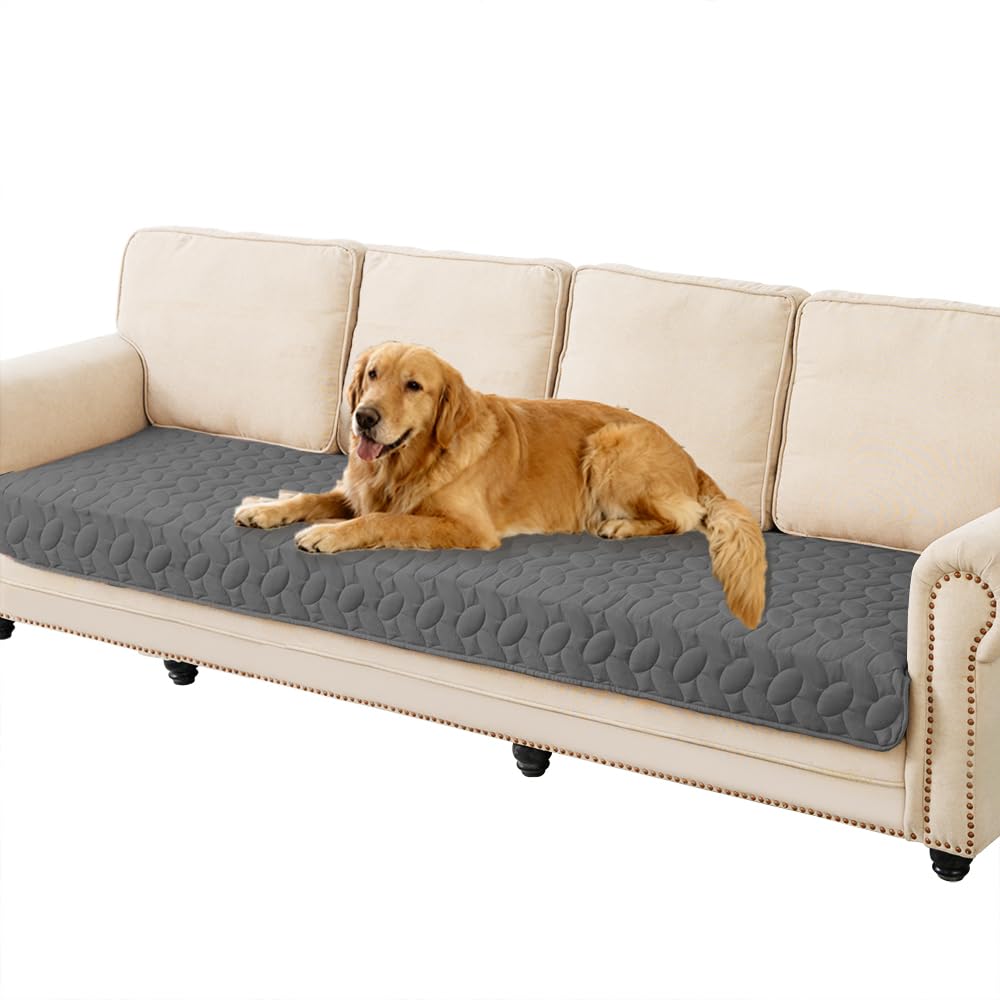 Ameritex Pet Bed Cover Dog Bed Blanket for Sofa and Furniture Waterproof New Pattern Design (30x70 Inch, Dark Grey)