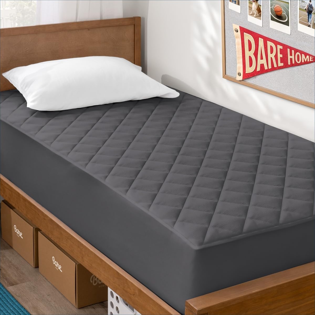 Bare Home Quilted Twin XL Mattress Pad