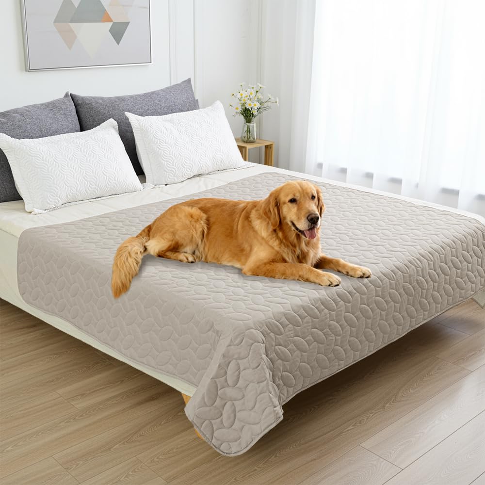 Ameritex Pet Bed Cover Dog Bed Blanket for Sofa and Furniture Waterproof New Pattern Design (30x70 Inch, Dark Grey)