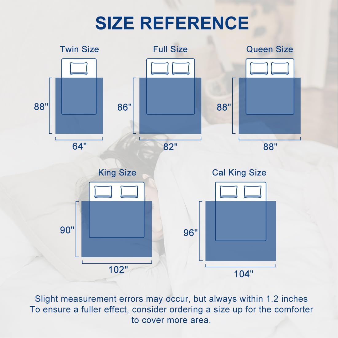 MEELUS Lightweight Comforter Cooling White, All Season Duvet Insert