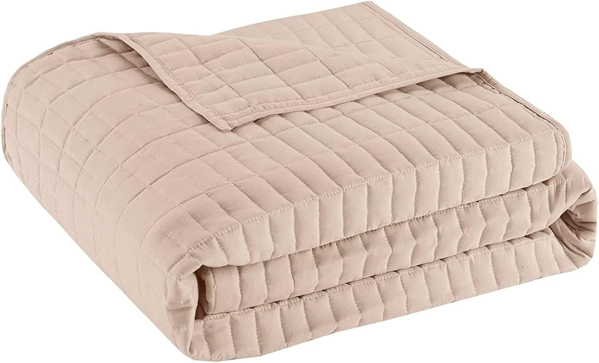 Comfort Spaces Kienna Daybed Cover Set 5 Piece with Bedskirt, 75 x 39 Blush