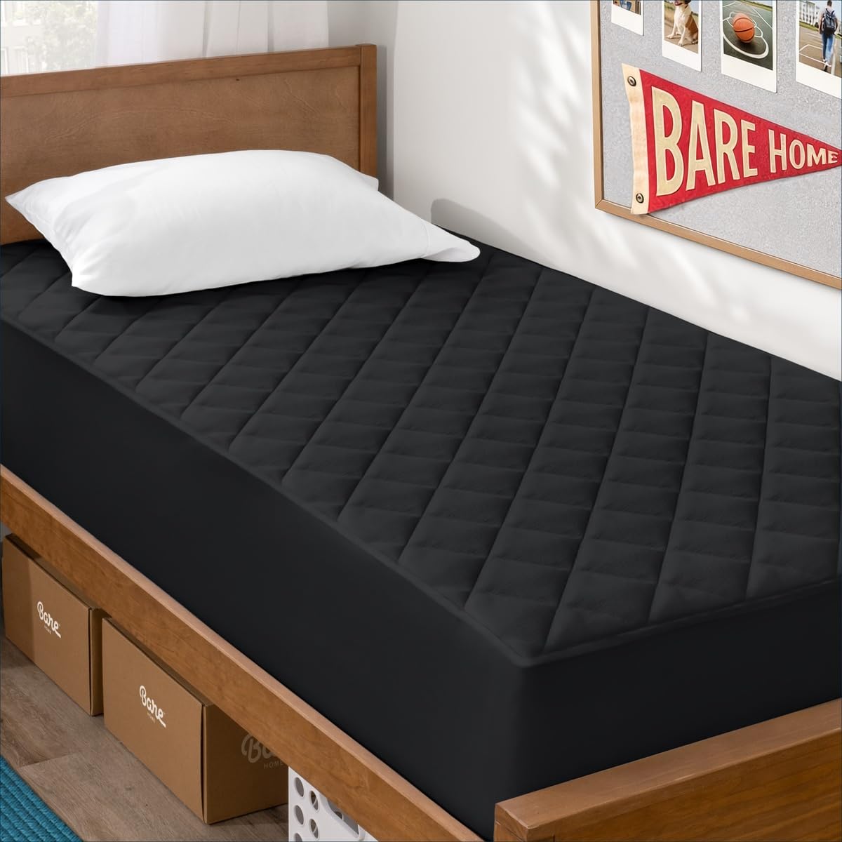 Bare Home Quilted Twin XL Mattress Pad