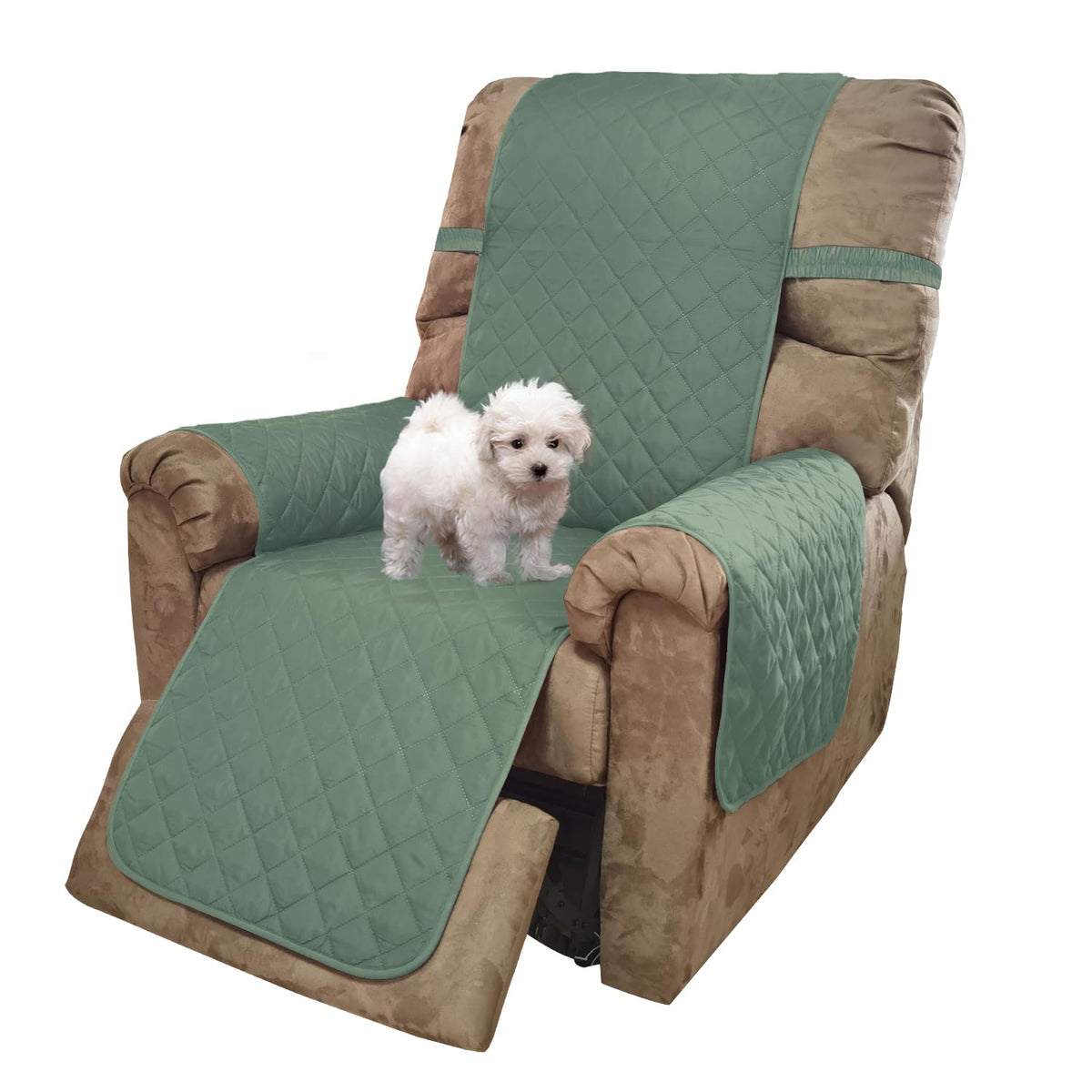 U-NICE HOME Reversible Sofa Cover Couch Cover for Dogs, Beige/Beige