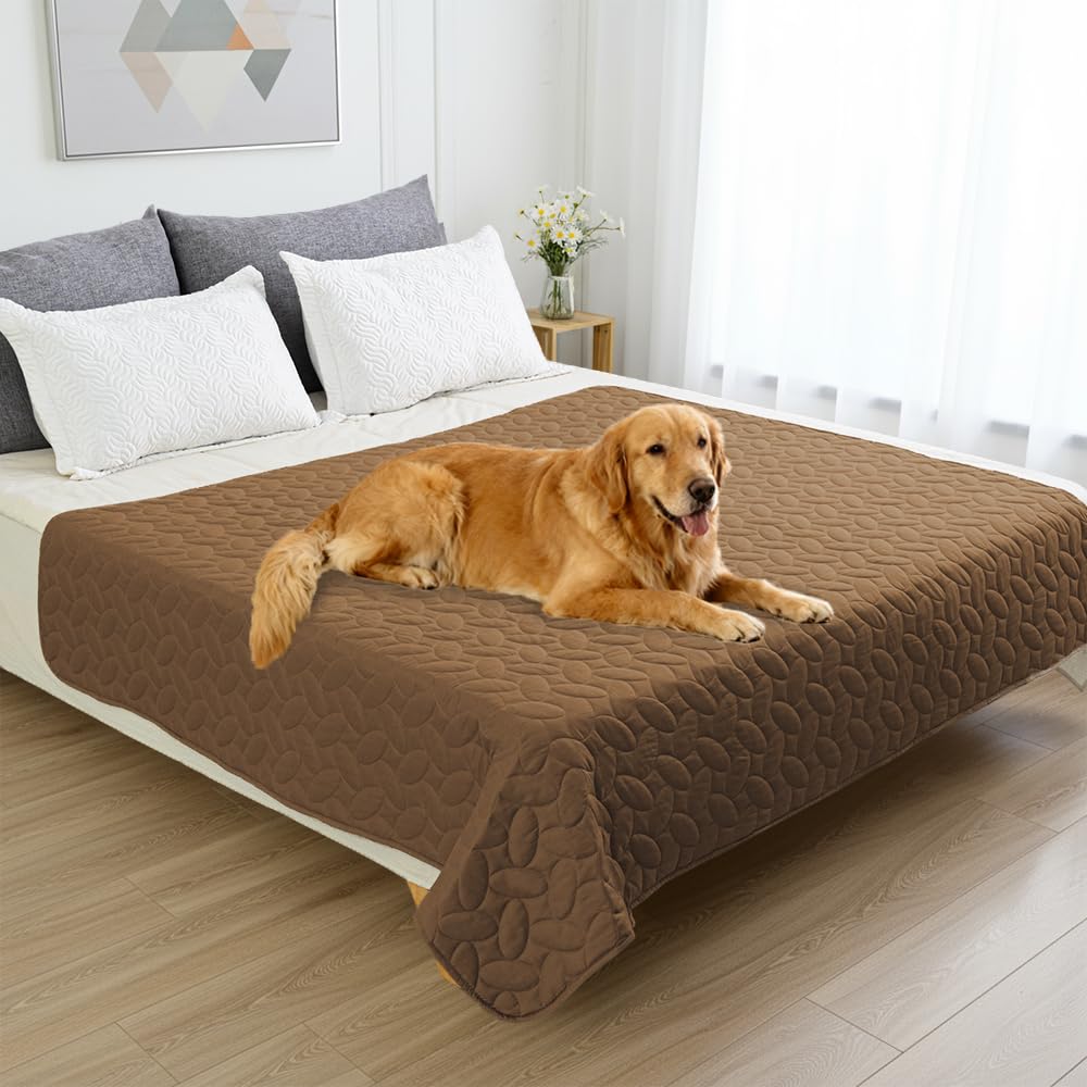 Ameritex Pet Bed Cover Dog Bed Blanket for Sofa and Furniture Waterproof New Pattern Design (30x70 Inch, Dark Grey)