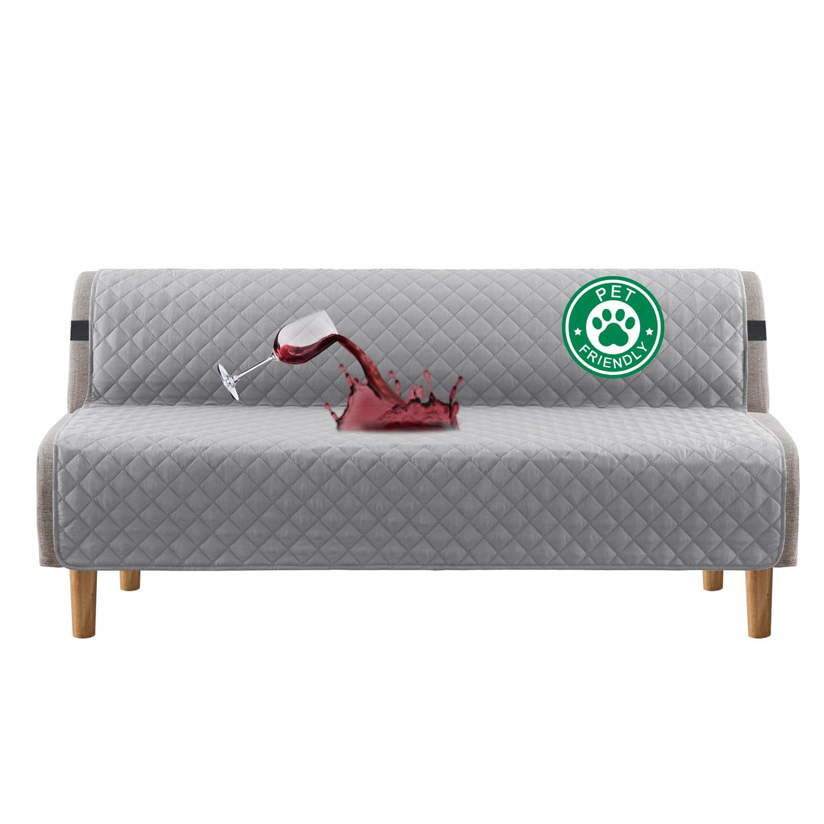 Turquoize 100% Waterproof Sofa Covers Couch Cover for Dogs, Sofa 70"