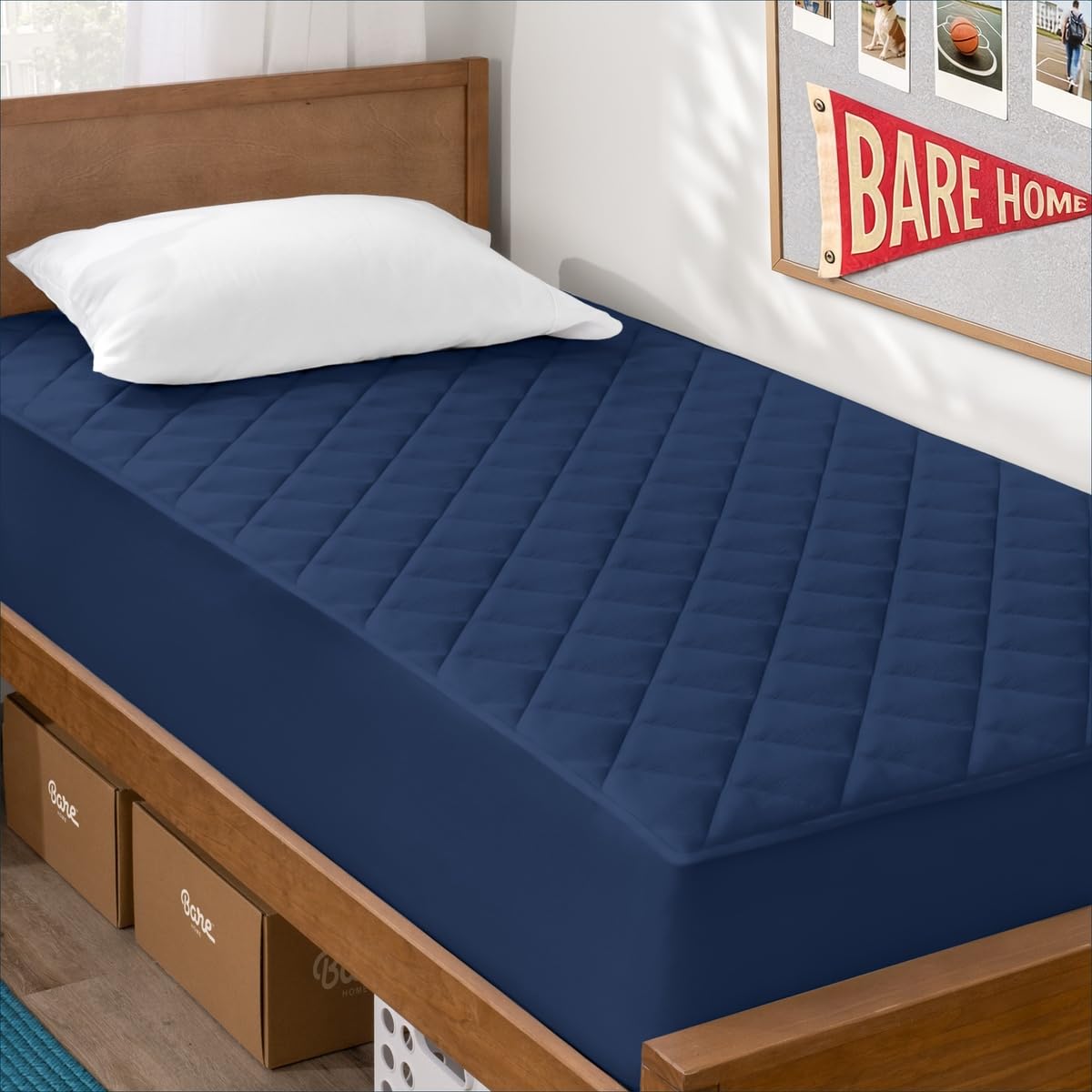 Bare Home Quilted Twin XL Mattress Pad