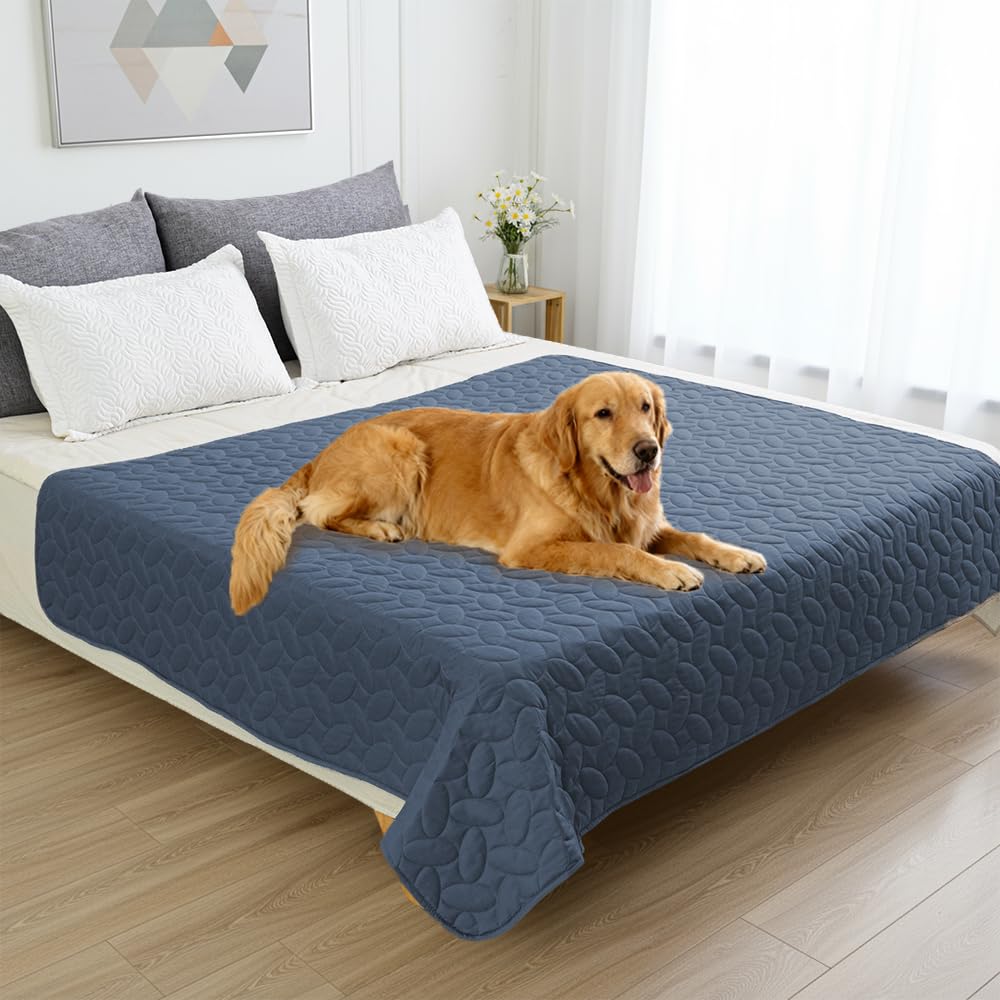 Ameritex Pet Bed Cover Dog Bed Blanket for Sofa and Furniture Waterproof New Pattern Design (30x70 Inch, Dark Grey)