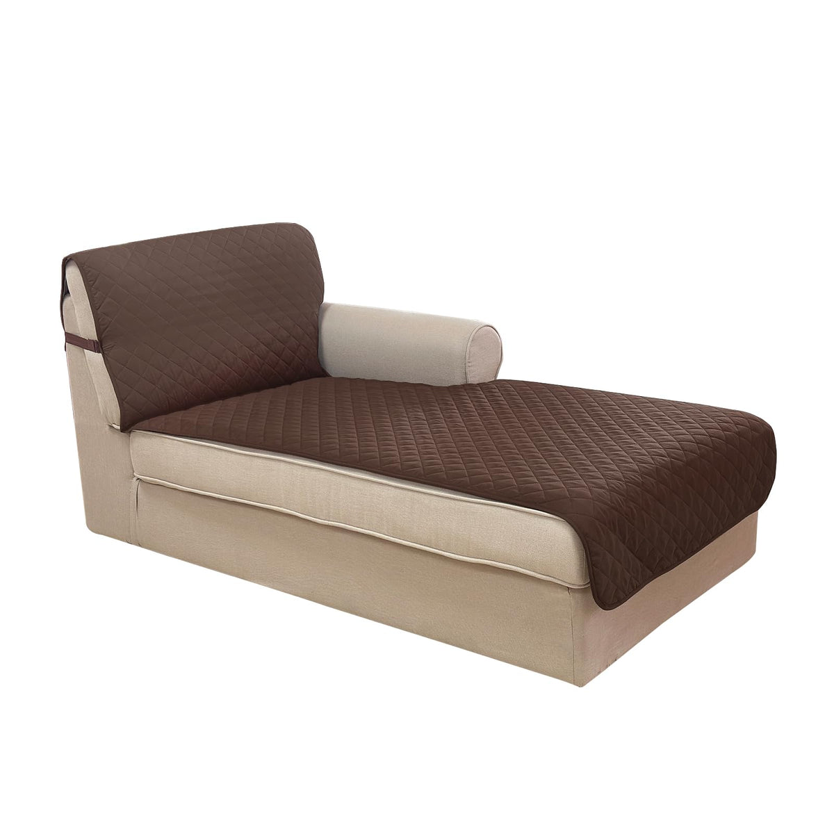 U-NICE HOME Reversible Sofa Cover Couch Cover for Dogs, Beige/Beige