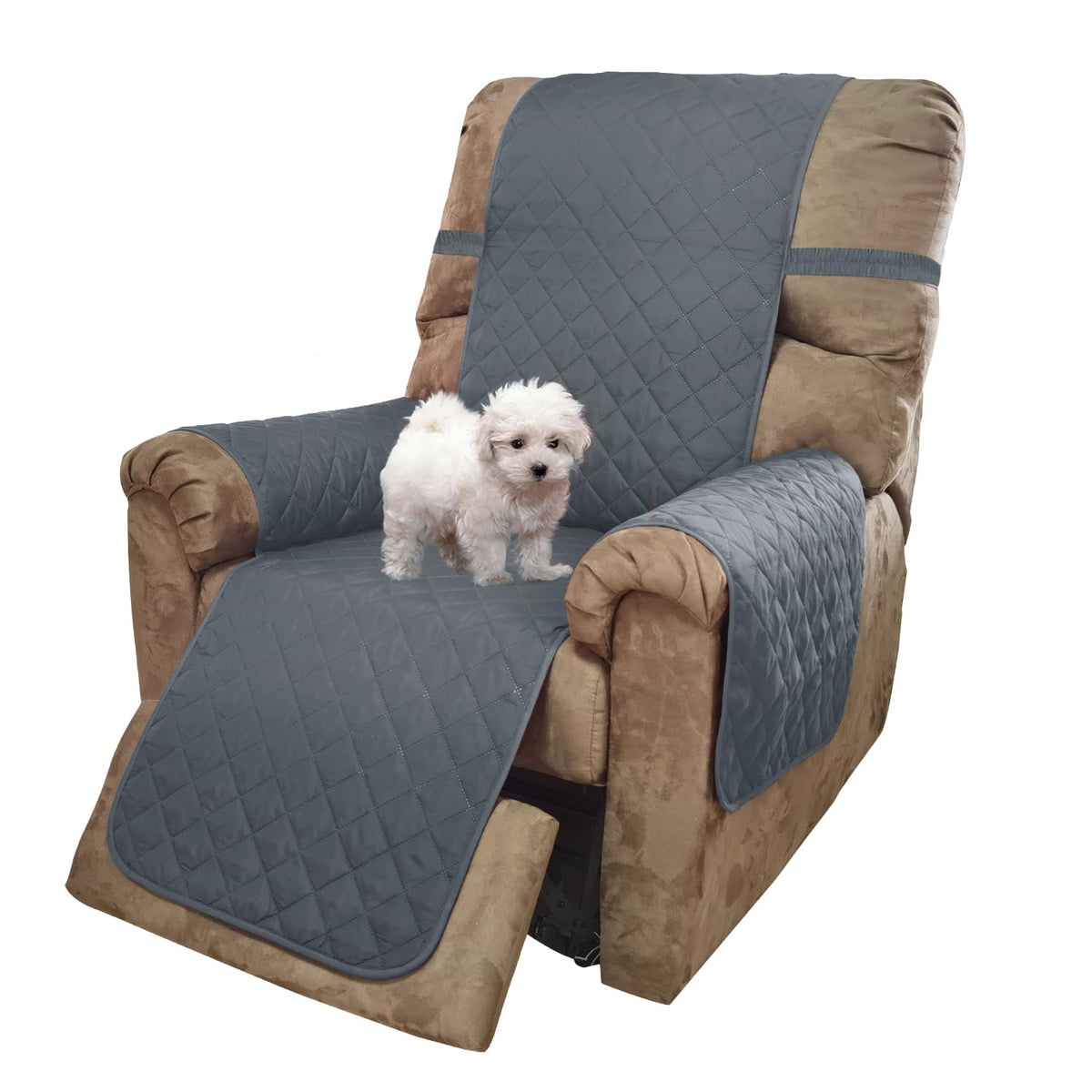 U-NICE HOME Reversible Sofa Cover Couch Cover for Dogs, Beige/Beige