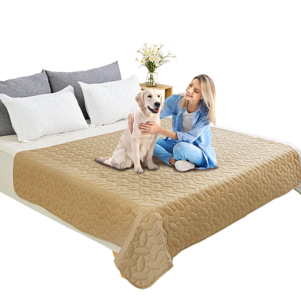 Ameritex Pet Bed Cover Dog Bed Blanket for Sofa and Furniture Waterproof New Pattern Design (30x70 Inch, Dark Grey)