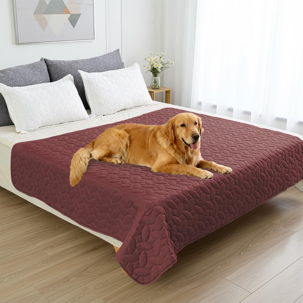 Ameritex Pet Bed Cover Dog Bed Blanket for Sofa and Furniture Waterproof New Pattern Design (30x70 Inch, Dark Grey)