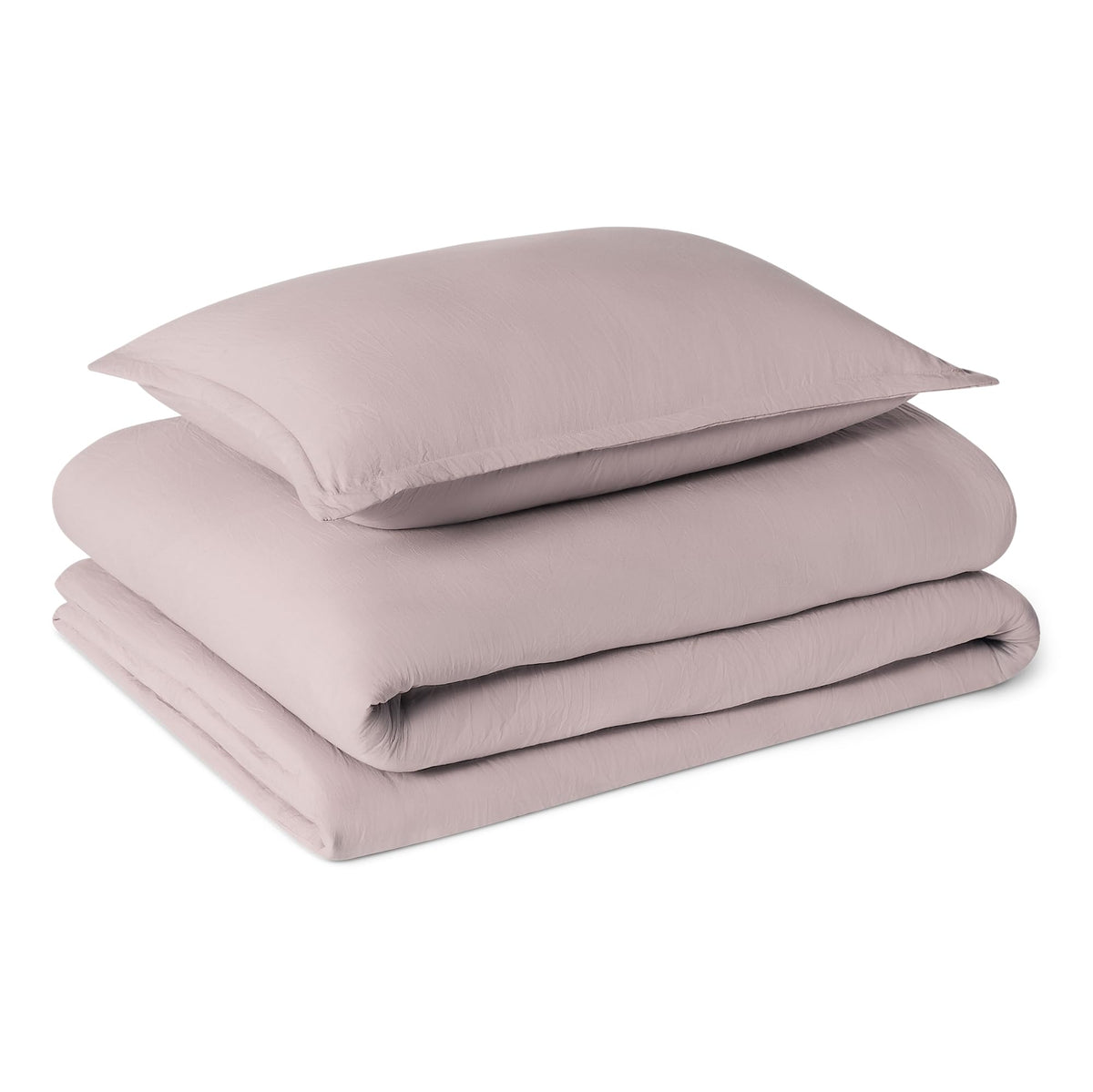 Amazon Basics Brushed Microfiber Quilt Set, Extra Soft with Natural Texture, 2-Piece, Twin/Twin XL, Beige