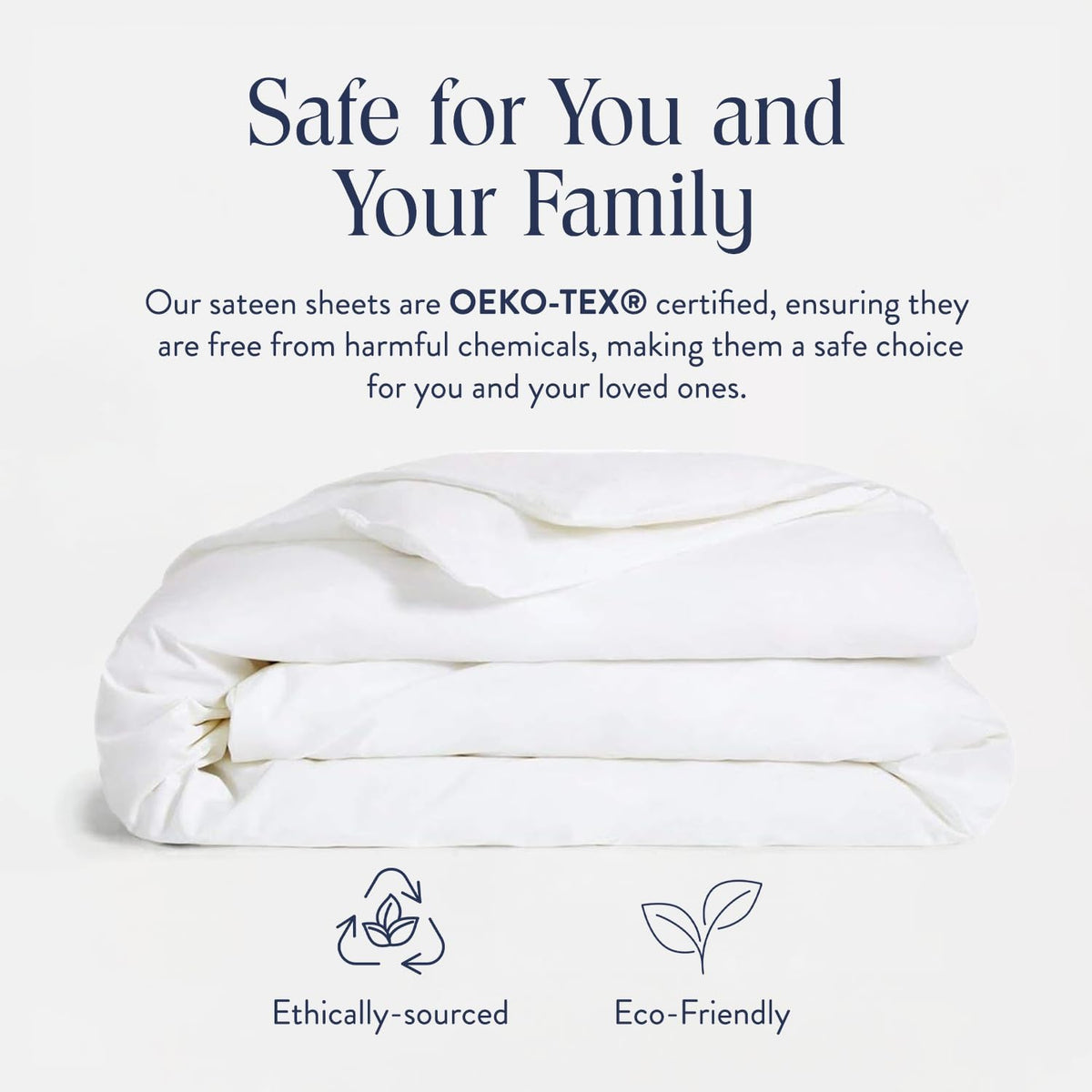 Brooklinen Sateen Duvet Cover Hotel-Quality Luxury - Full/Queen, White