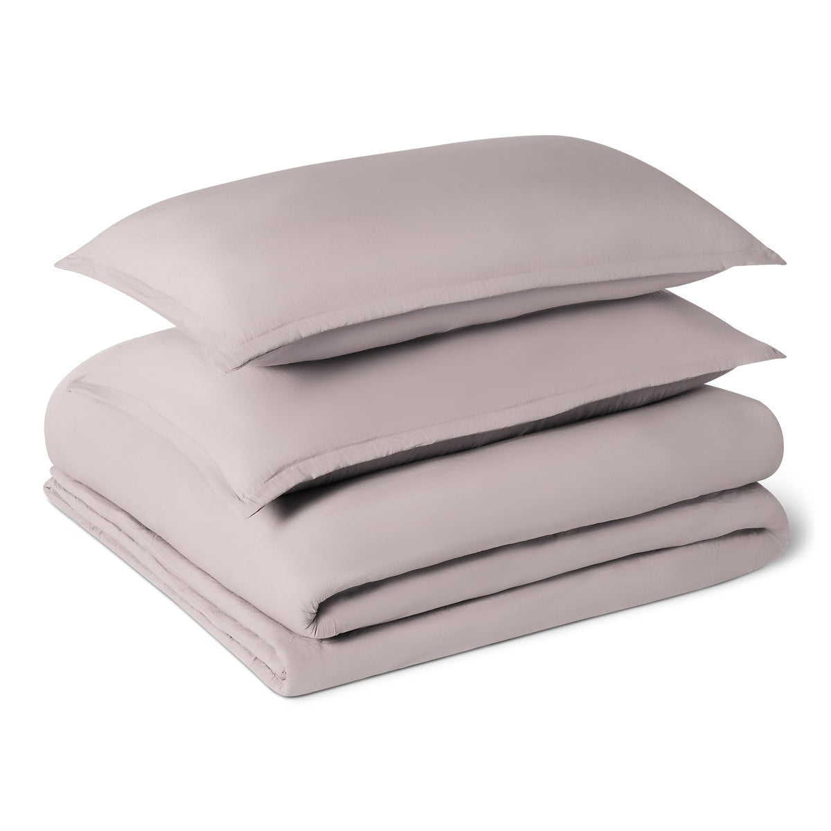Amazon Basics Brushed Microfiber Quilt Set, Extra Soft with Natural Texture, 2-Piece, Twin/Twin XL, Beige