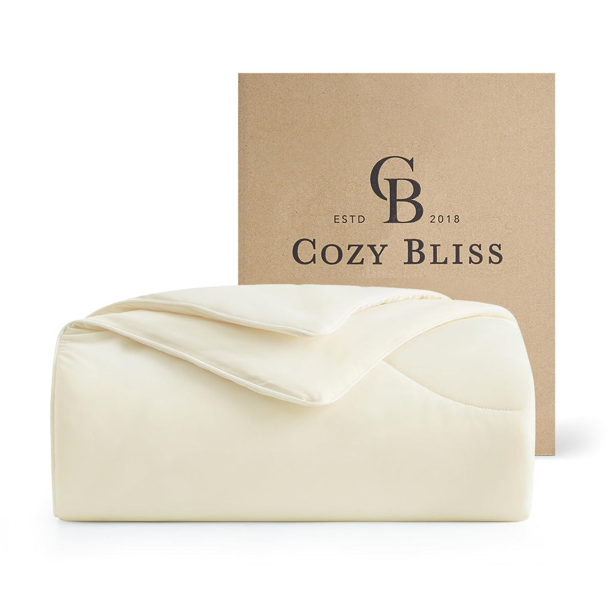 Cozy Bliss Cooling Comforter Queen Size, Reversible Lightweight Cooling Blankets for Hot Sleepers and Night Sweats, Q-Max>0.45 Soft Breathable Silky Smooth Summer Comforter, Cool Grey, 90"x90"