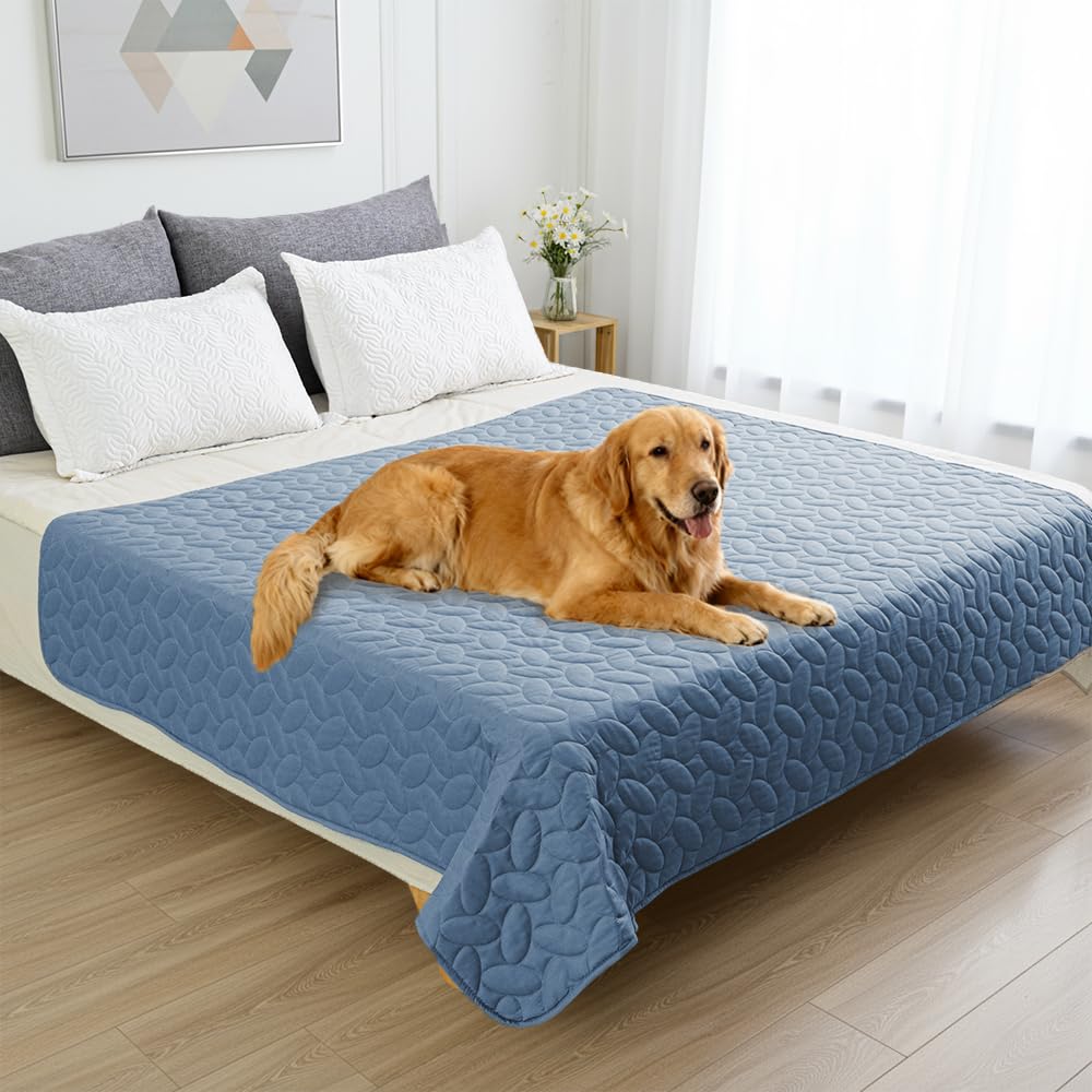 Ameritex Pet Bed Cover Dog Bed Blanket for Sofa and Furniture Waterproof New Pattern Design (30x70 Inch, Dark Grey)