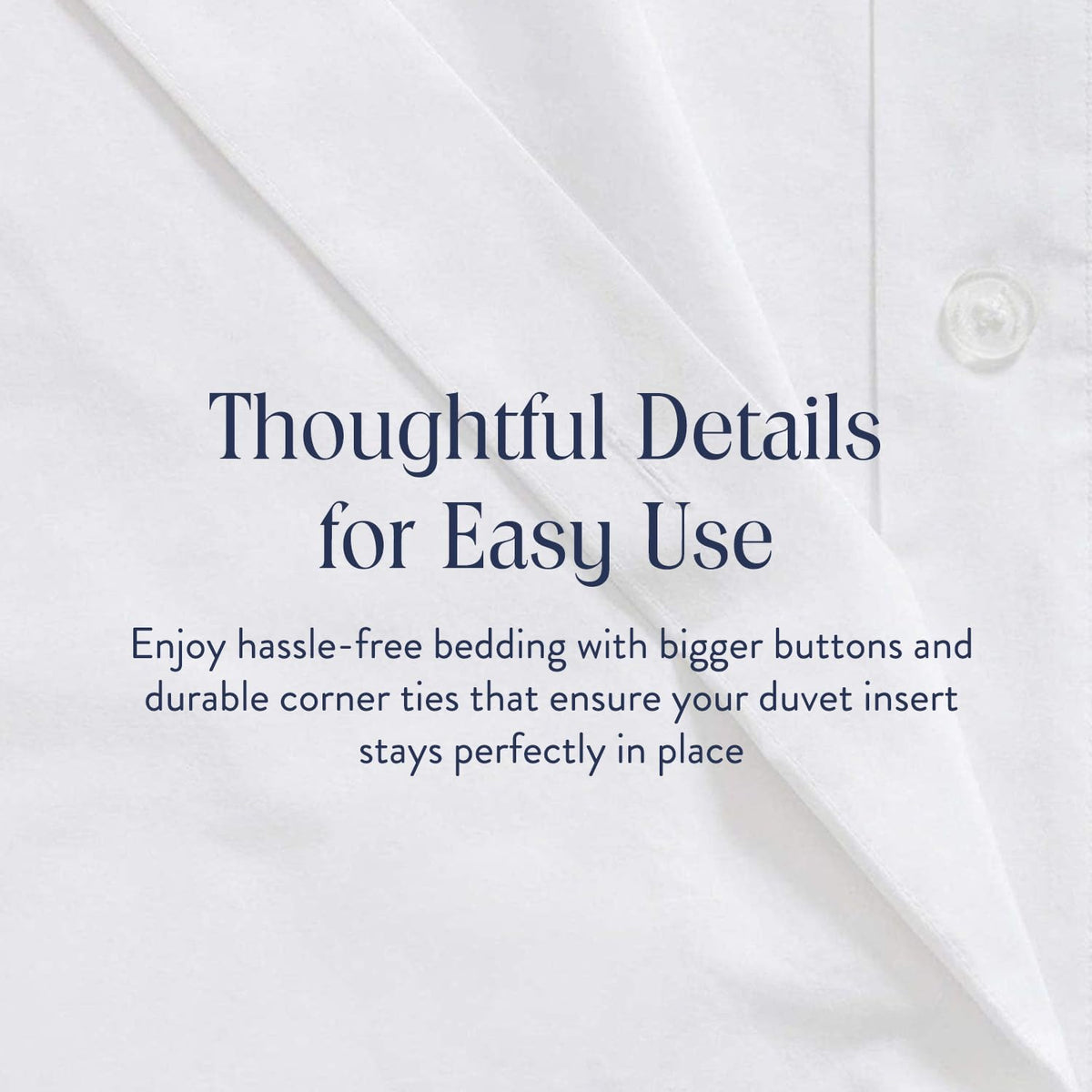 Brooklinen Sateen Duvet Cover Hotel-Quality Luxury - Full/Queen, White