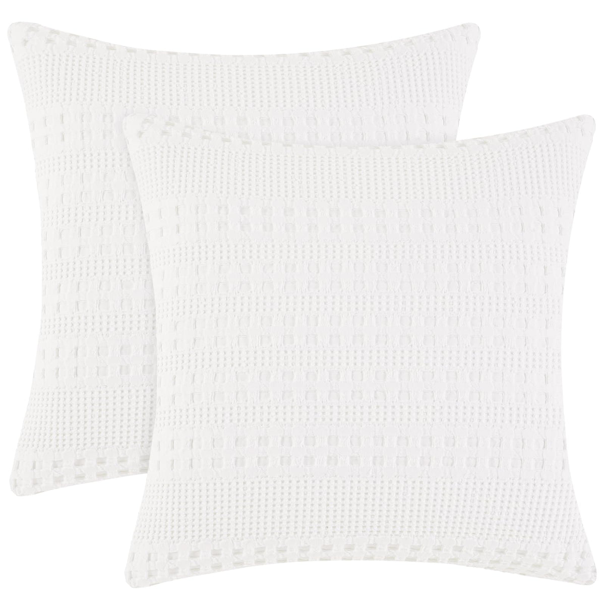 PHF Cotton Waffle Body Pillowcase 20" x 54", Oatmeal, No Insert