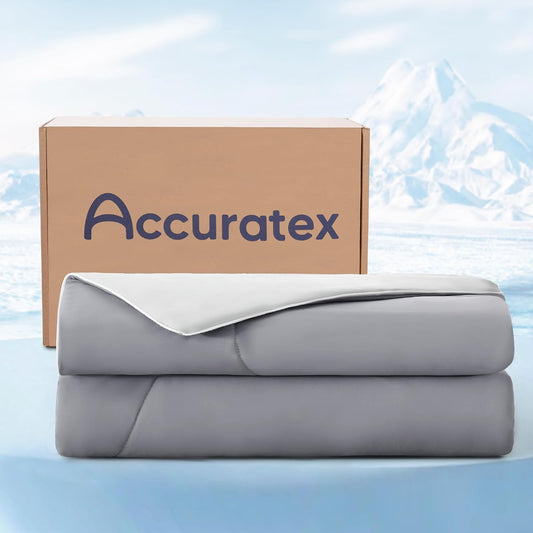 ACCURATEX Cooling Comforter Queen Size, Cool Blanket for Hot Sleepers,90x90