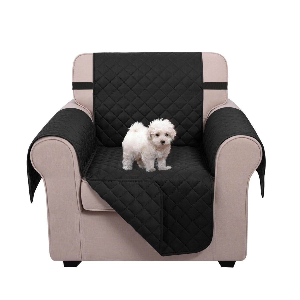U-NICE HOME Reversible Sofa Cover Couch Cover for Dogs, Beige/Beige