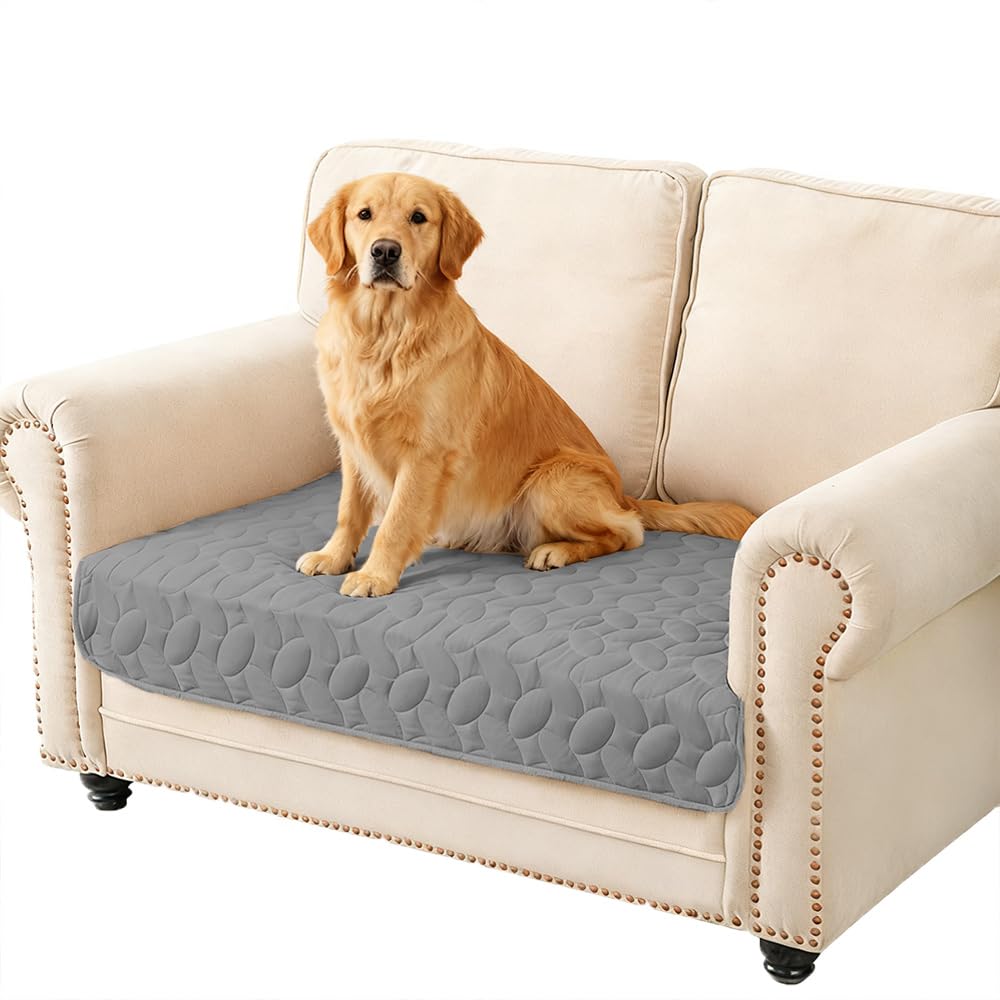 Ameritex Pet Bed Cover Dog Bed Blanket for Sofa and Furniture Waterproof New Pattern Design (30x70 Inch, Dark Grey)
