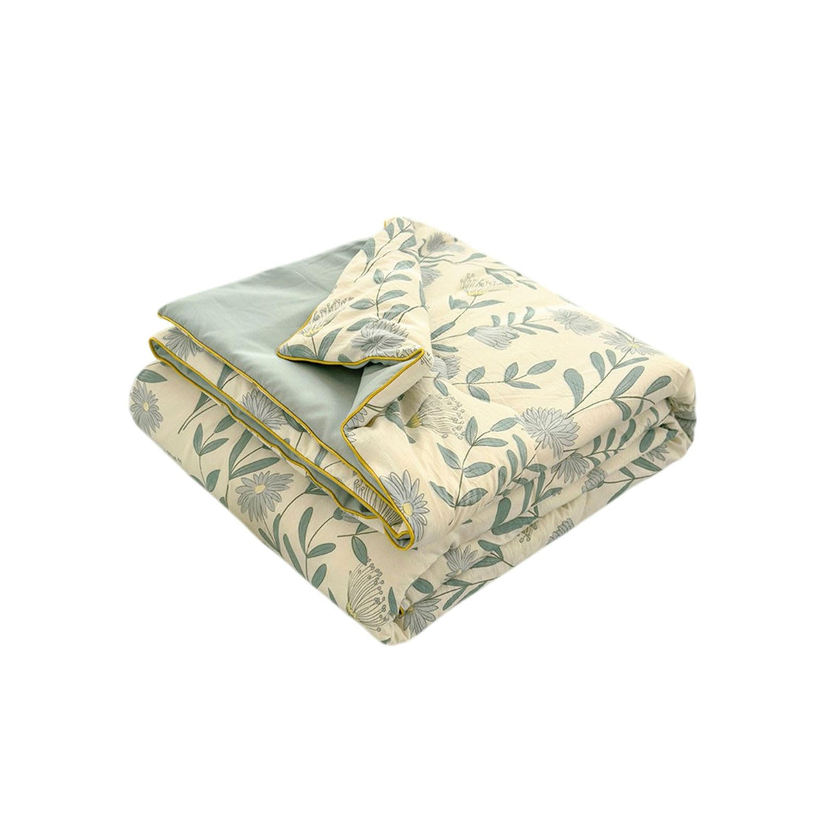 Floral Print Cooling Comforter for Hot Sleepers 78.74 × 59.06inch Lightweight Throw Blanket, Breathable Summer Quilt, Cold Touch Fabric Absorbs Body Heat for Night Sweats Sleeping (I)