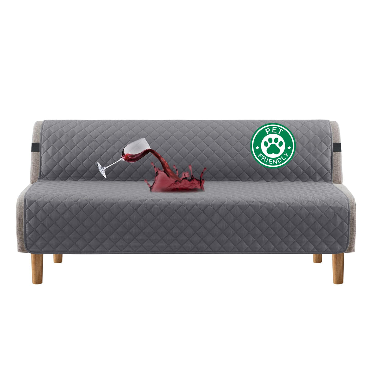 Turquoize 100% Waterproof Sofa Covers Couch Cover for Dogs, Sofa 70"