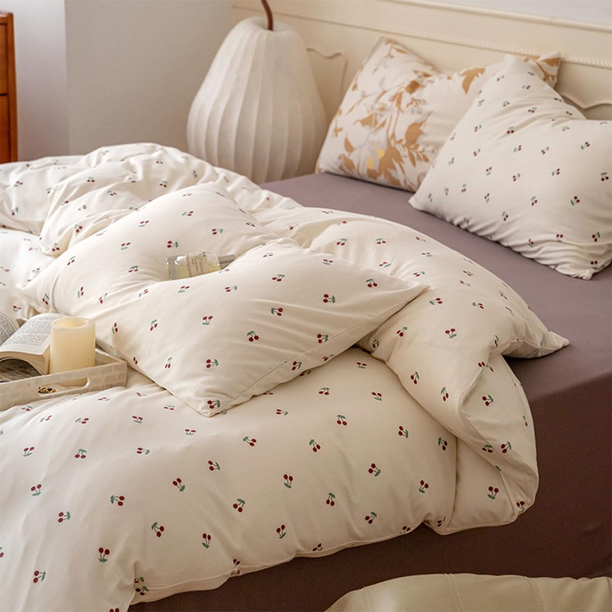 Bow Duvet Cover Twin Pink White Bow Striped Reversible Bedding Set