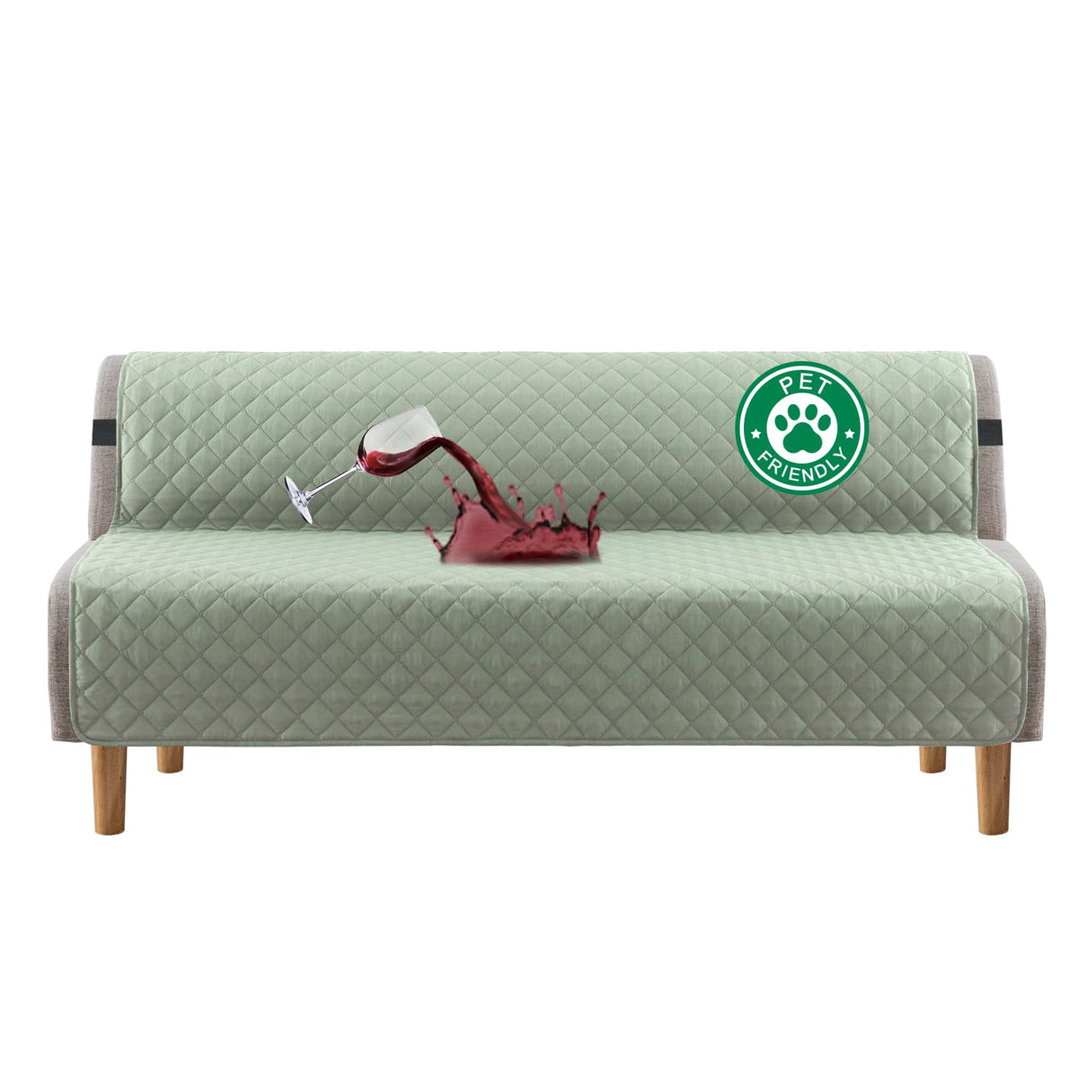 Turquoize 100% Waterproof Sofa Covers Couch Cover for Dogs, Sofa 70"
