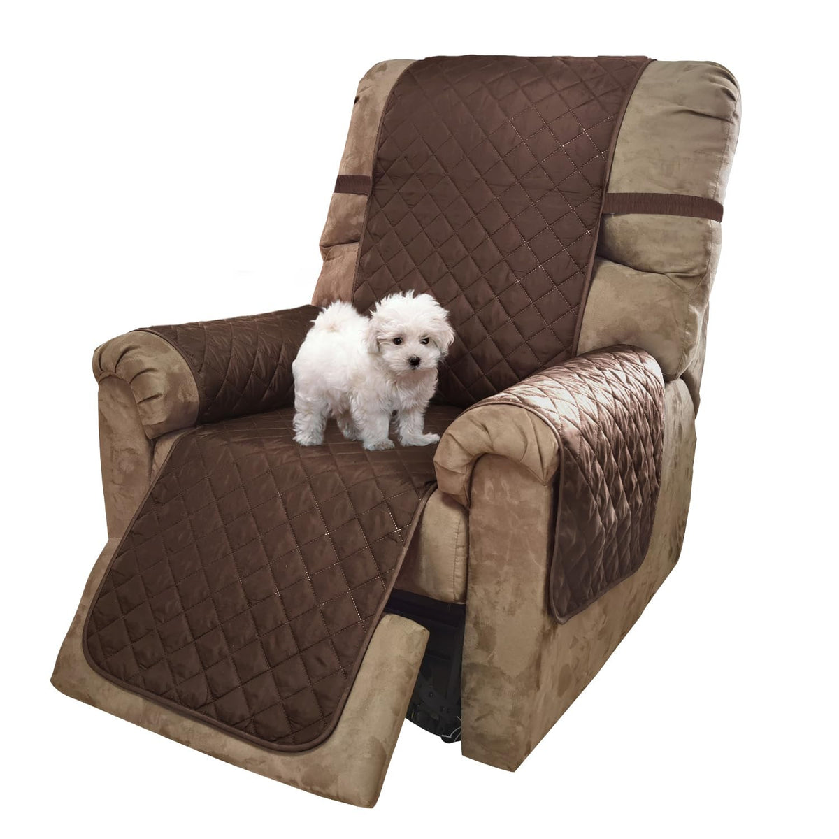 U-NICE HOME Reversible Sofa Cover Couch Cover for Dogs, Beige/Beige