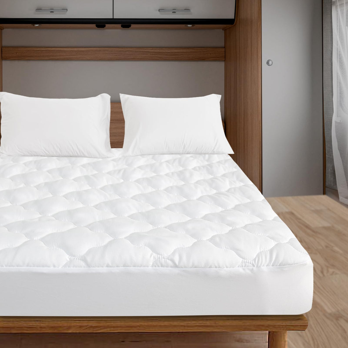 Mattress Protector Pad Cover Waterproof Twin Size Quilted for Single Bed