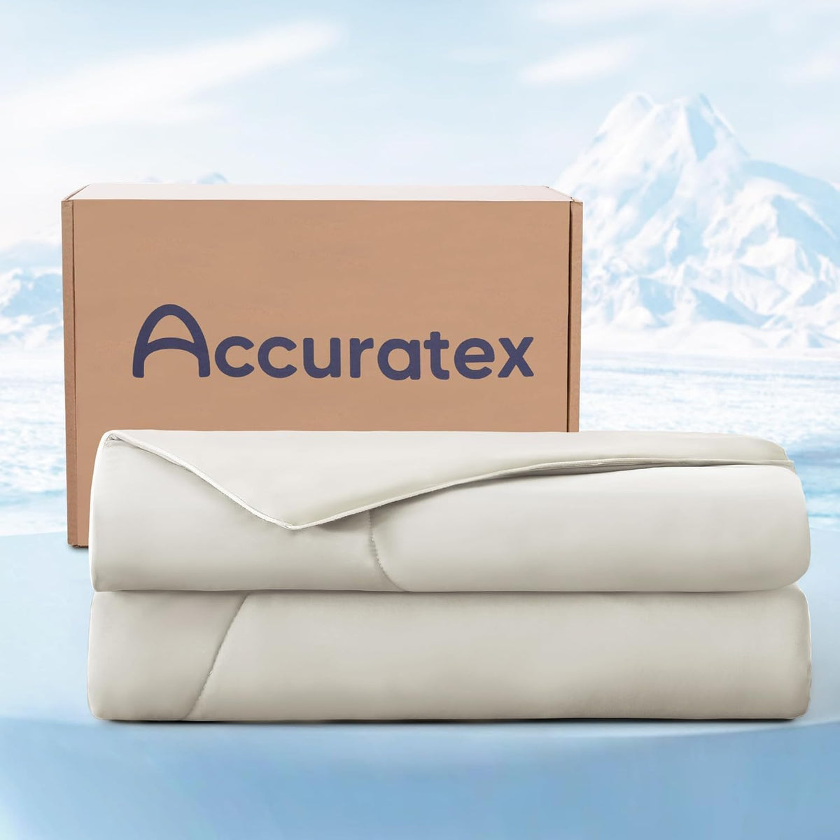 ACCURATEX Cooling Comforter Queen Size, Cool Blanket for Hot Sleepers,90x90