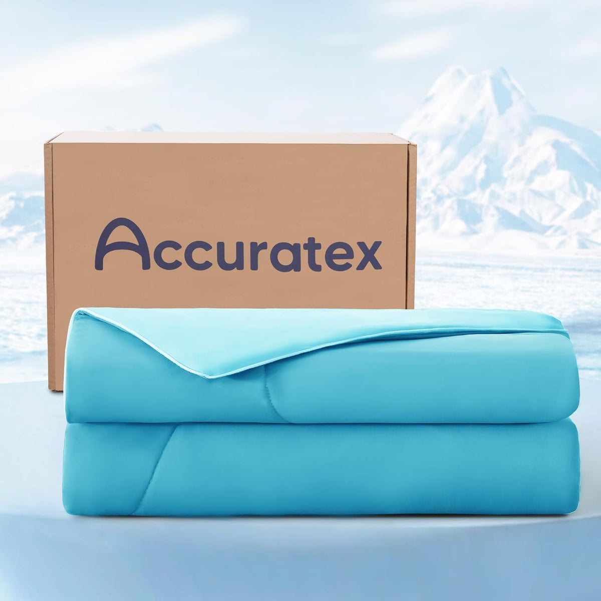 ACCURATEX Cooling Comforter Queen Size, Cool Blanket for Hot Sleepers,90x90