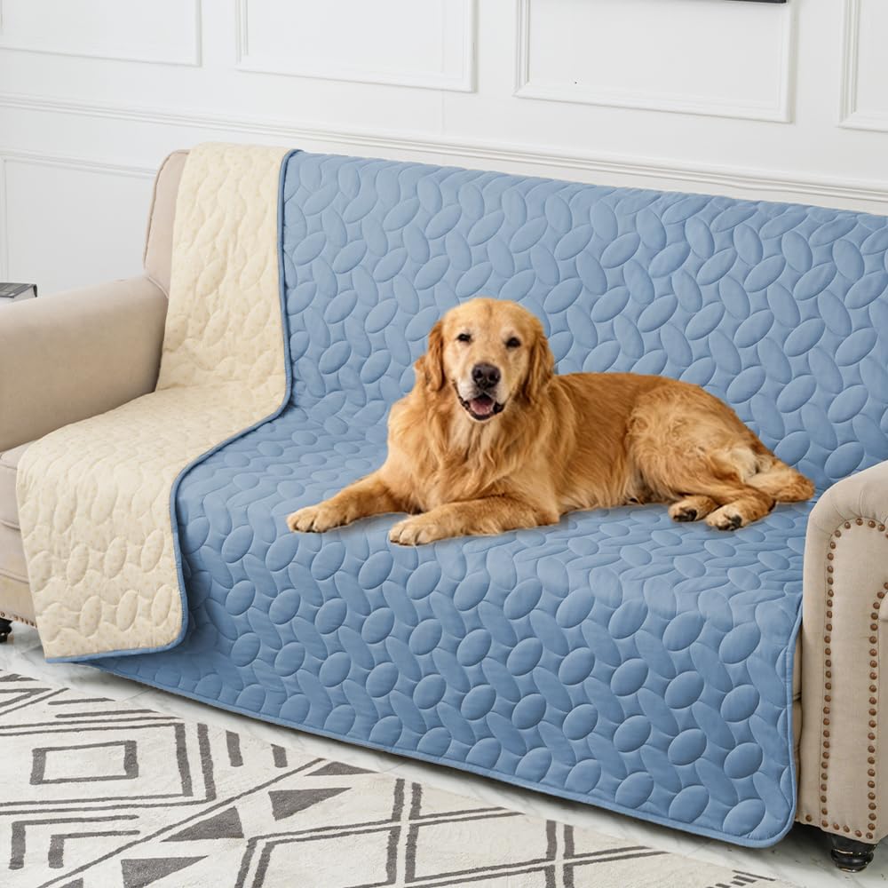 Ameritex Pet Bed Cover Dog Bed Blanket for Sofa and Furniture Waterproof New Pattern Design (30x70 Inch, Dark Grey)