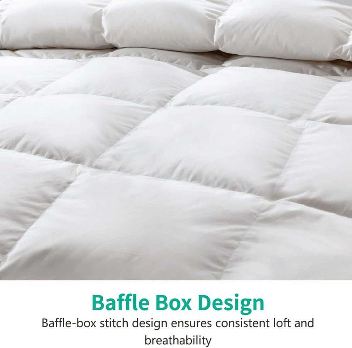 APSMILE Lightweight Duvet Insert Queen,Summer Down Feather Fibers Comforter