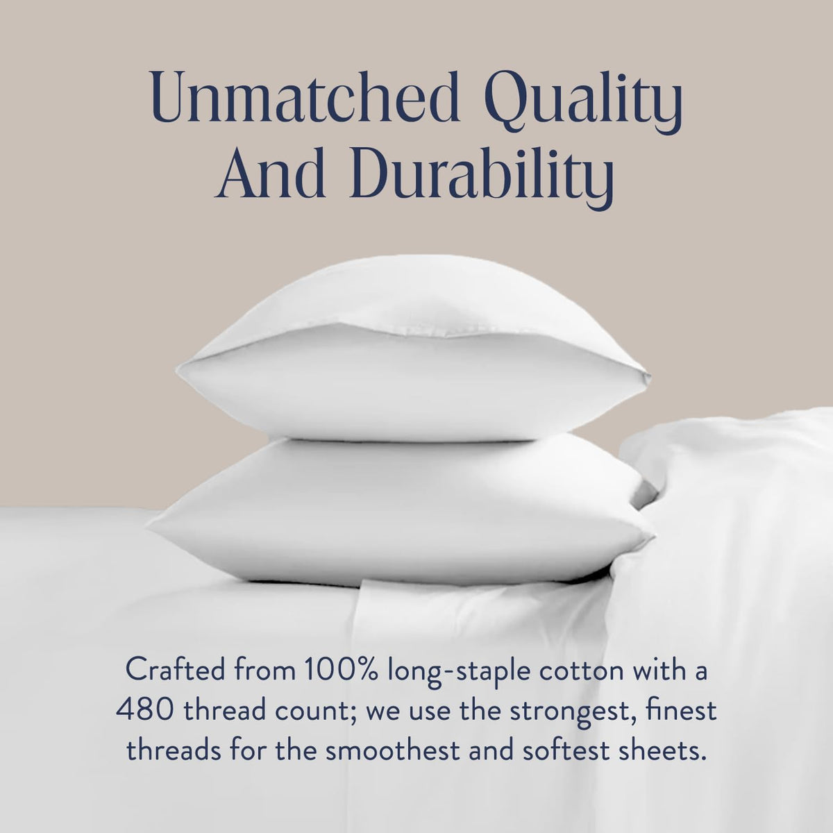 Brooklinen Sateen Duvet Cover Hotel-Quality Luxury - Full/Queen, White