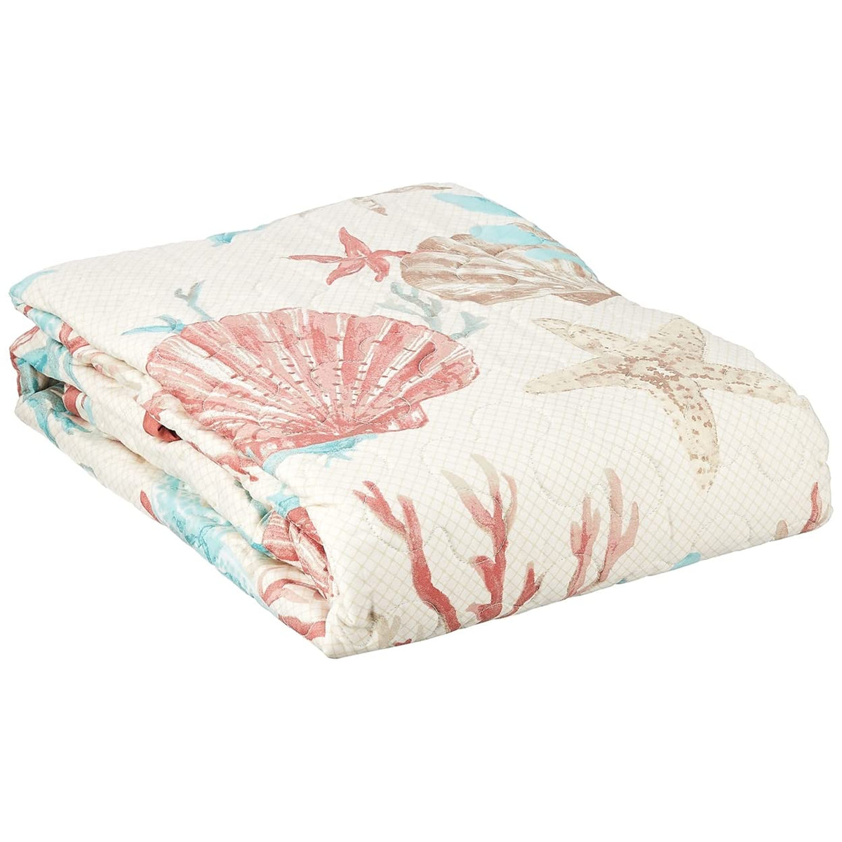 Madison Park Oversized Coastal Premium Soft Blue 60x70 Quilted Throw, 1pc