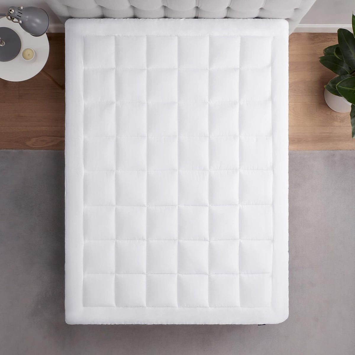 Serta ComfortSure Quilted Cotton Pillowtop Mattress Pad, Queen