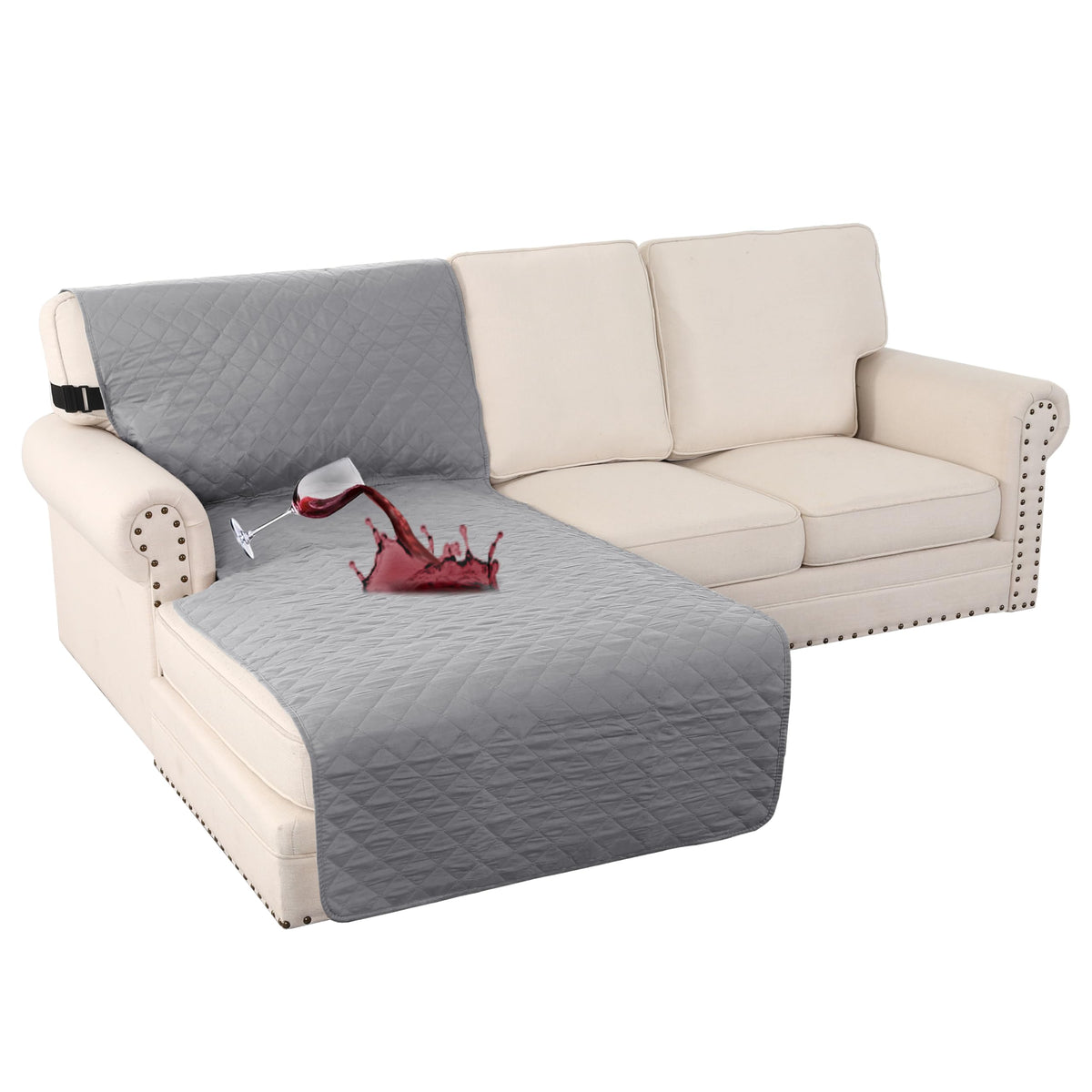 Turquoize 100% Waterproof Sofa Covers Couch Cover for Dogs, Sofa 70"