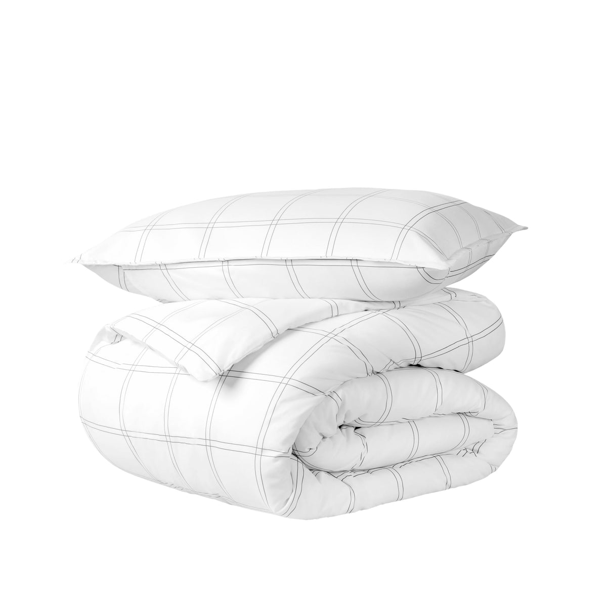 Bare Home Duvet Cover Set 1800 Ultra-Soft (Queen, Grey)