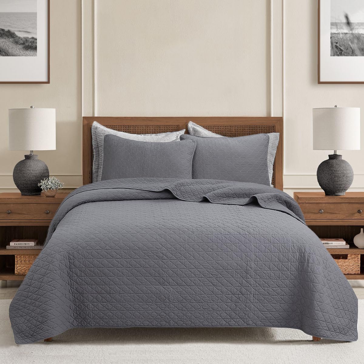 Cozy Line Home Fashions 100% Cotton Victorian Medallion Solid White Matelasse Embossed Bedding Quilt Set, Reversible Lightweight Bedspread, Coverlet for All Season (Blantyre - White, Twin - 2 Piece)