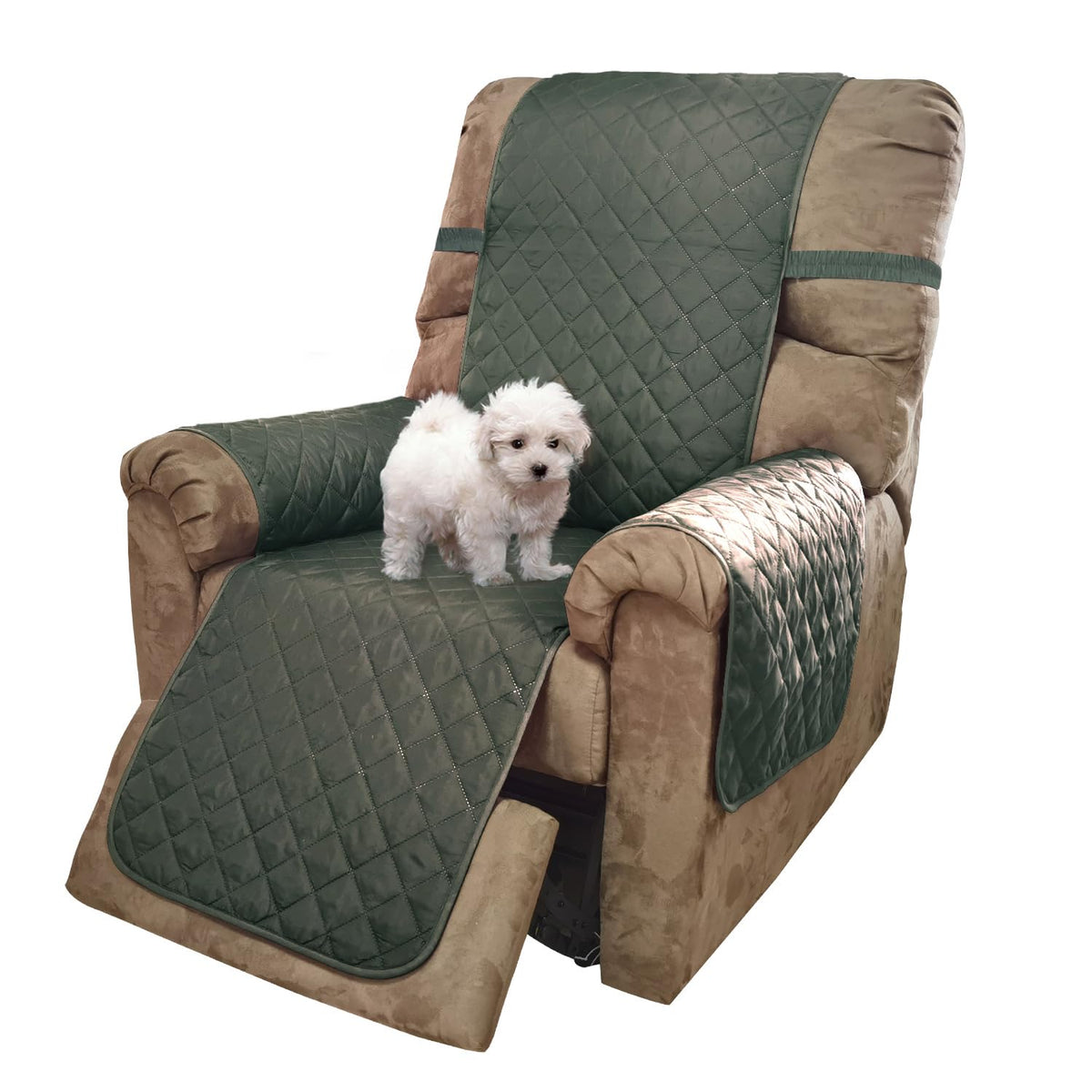 U-NICE HOME Reversible Sofa Cover Couch Cover for Dogs, Beige/Beige