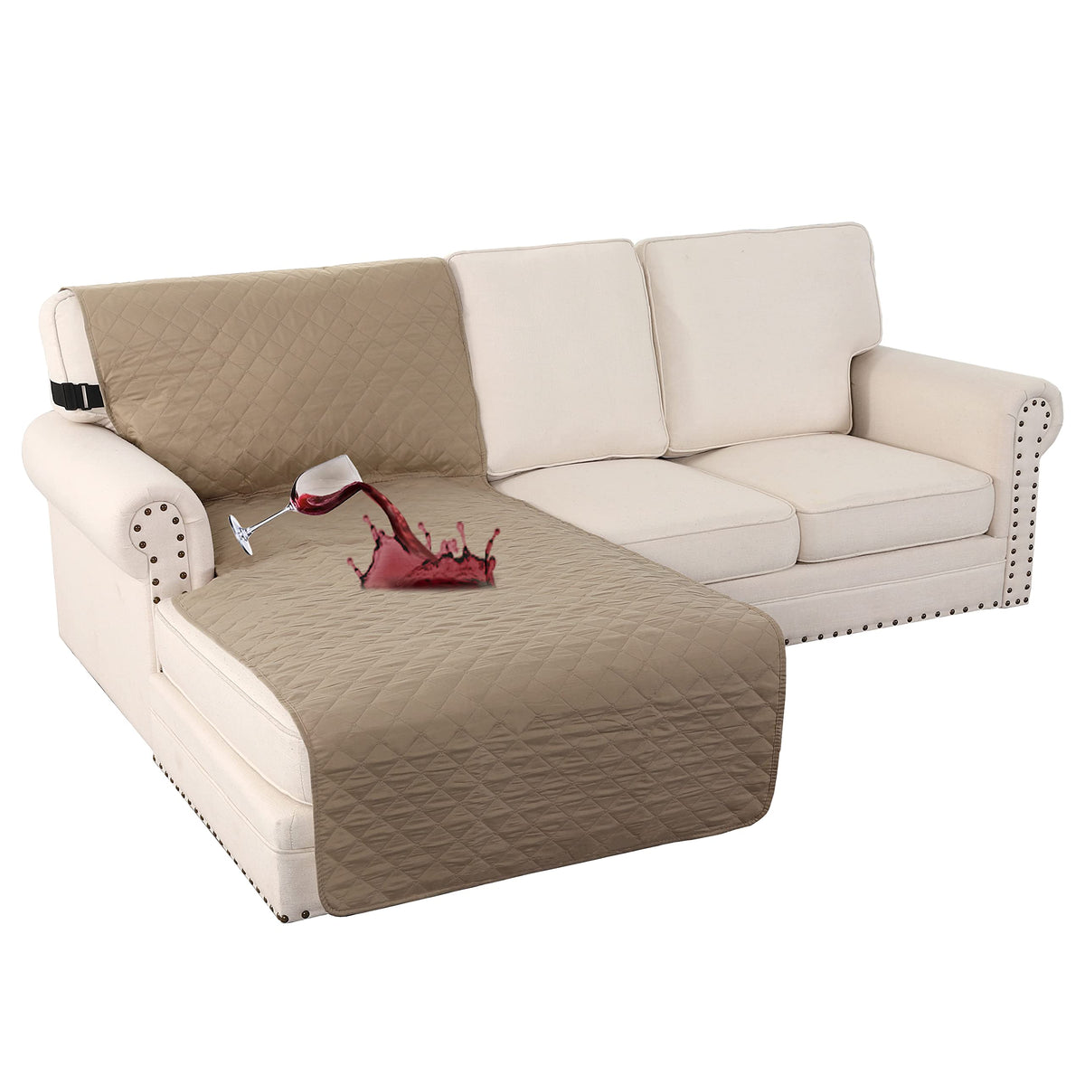 Turquoize 100% Waterproof Sofa Covers Couch Cover for Dogs, Sofa 70"