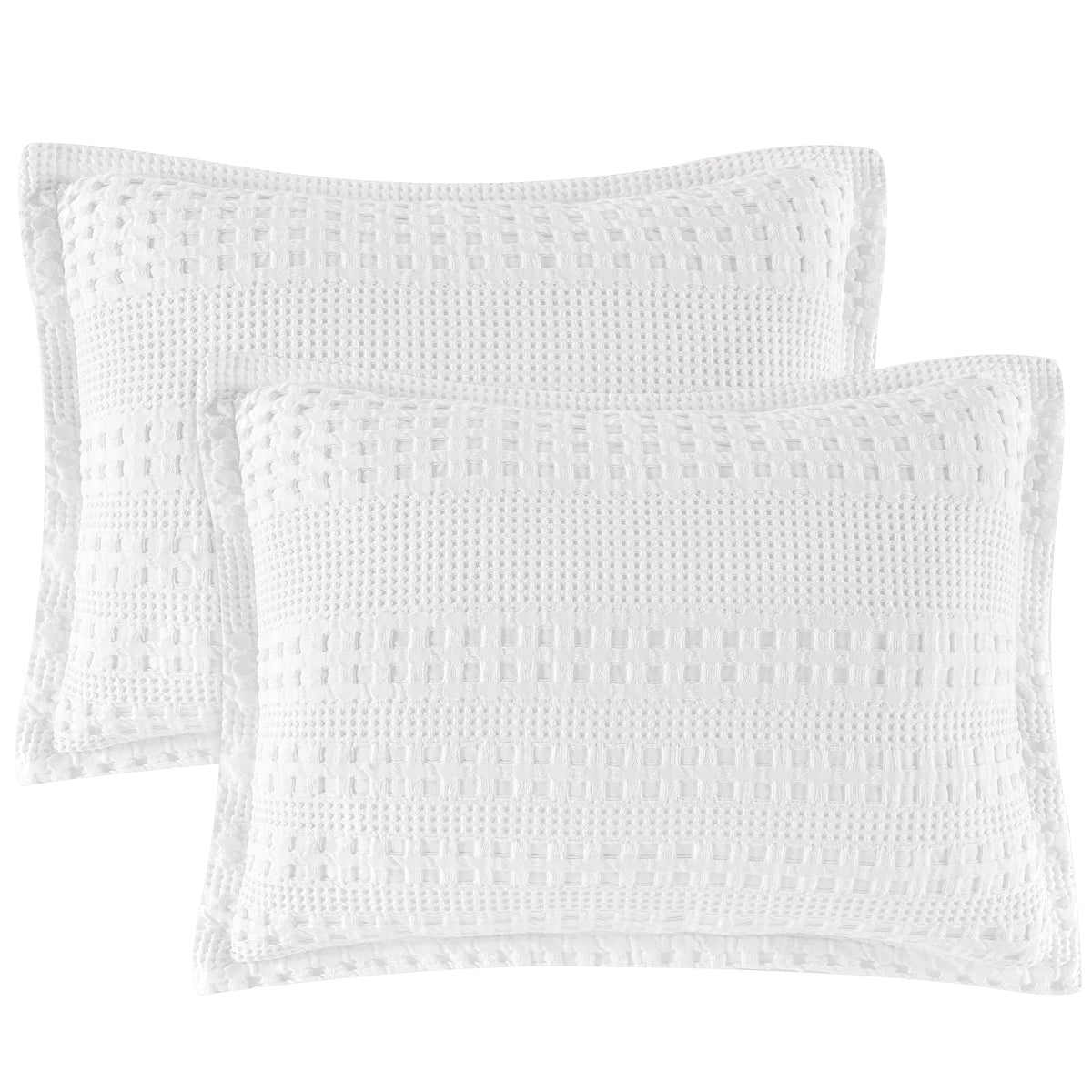 PHF Cotton Waffle Body Pillowcase 20" x 54", Oatmeal, No Insert